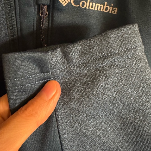 Men’s Columbia pullover, 1/4 zip, color teal, size L, excellent used condition - Picture 10 of 16